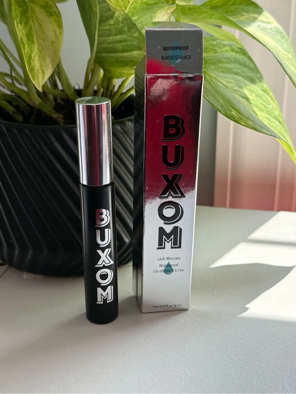 BUXOM Lash Volumizing Waterproof Mascara Blackest Black 0.37oz NEW Full Size